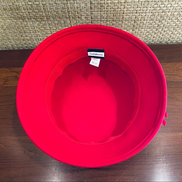 🌟4xHP🌟NWOT Red Double Tie Knot Cloche - Picture 6 of 9